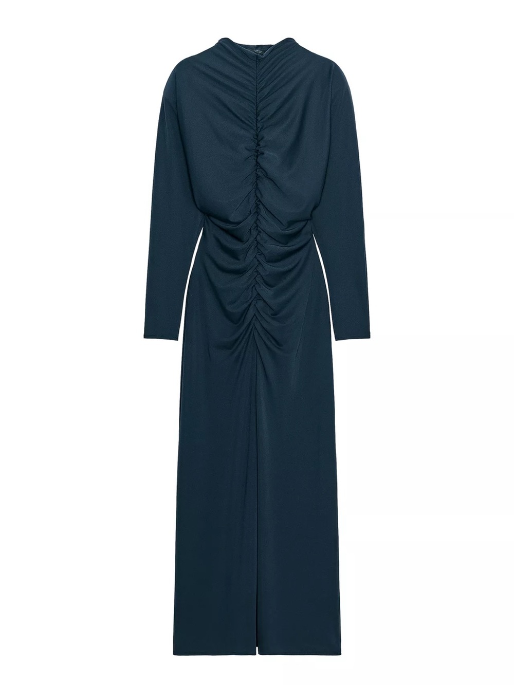 Zara Crepe Shoulder Pad Dress
